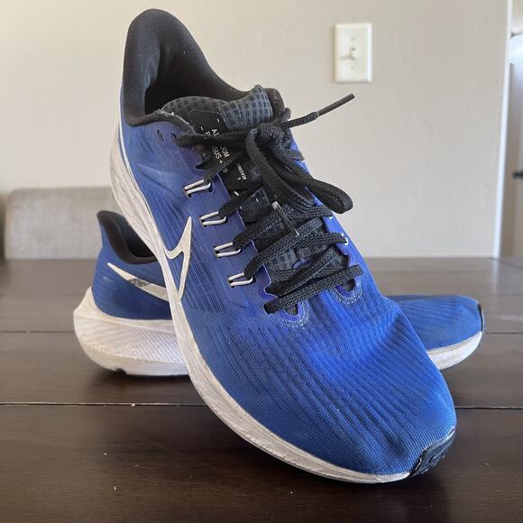 Nike Air Zoom Pegasus 39 Racer  Size 9.5 BlueWhite Running Walking ComfortDH4071 - Picture 5 of 5